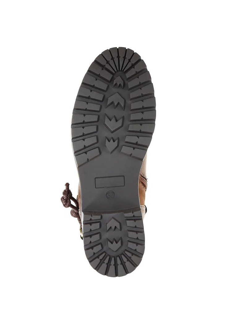 Pavers Brown Wide-Fit Buckle Ankle Boots - Image 5 of 5