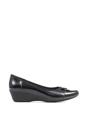 Preto - Pavers Cushioned Ballet Pumps - Imagem 1 de 5