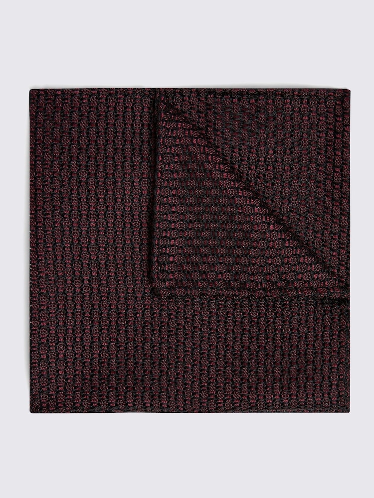 MOSS Italian Grenadine Pocket Square - Image 1 of 2
