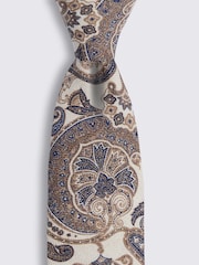 MOSS Bottinelli Silk Paisley Tie - Image 2 of 2