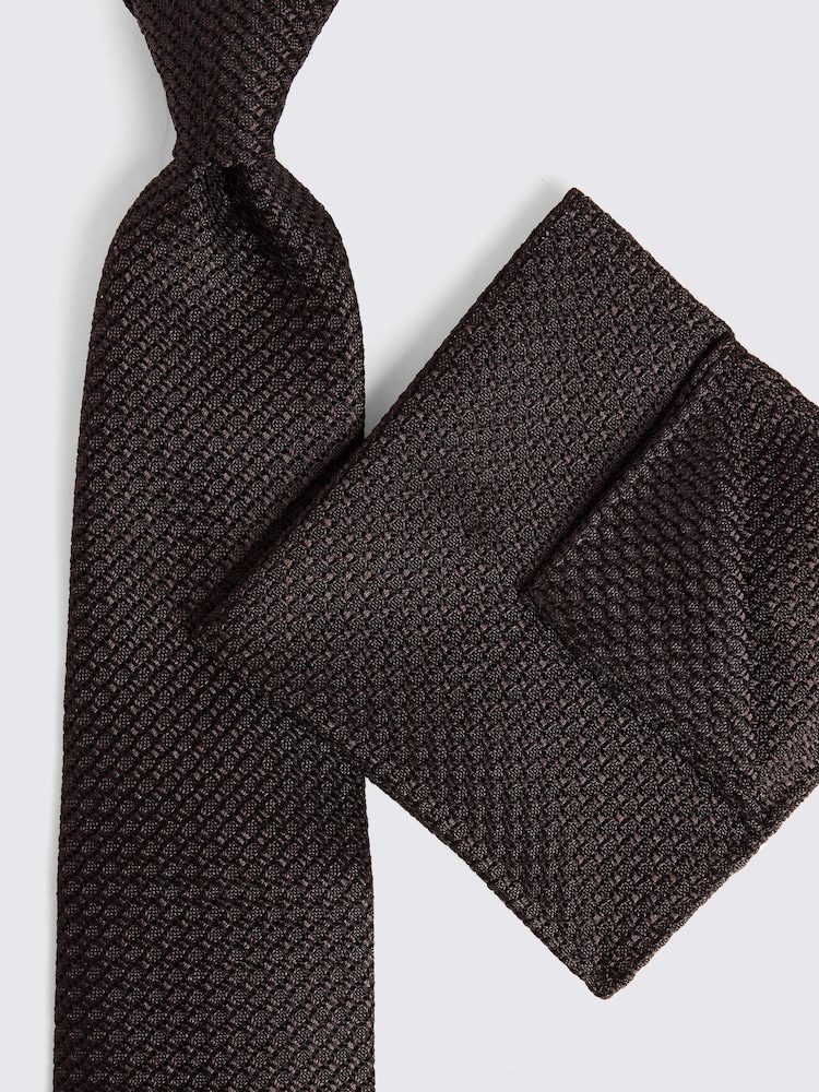 MOSS Sky Grenadine Tie - Image 2 of 3