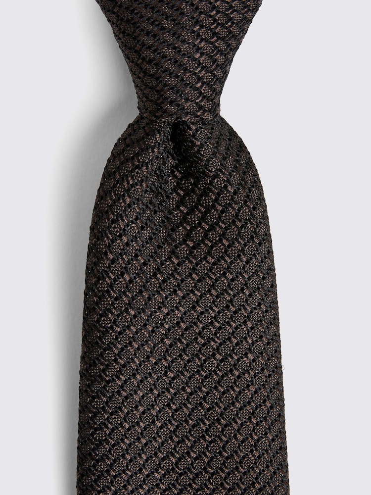MOSS Sky Grenadine Tie - Image 3 of 3