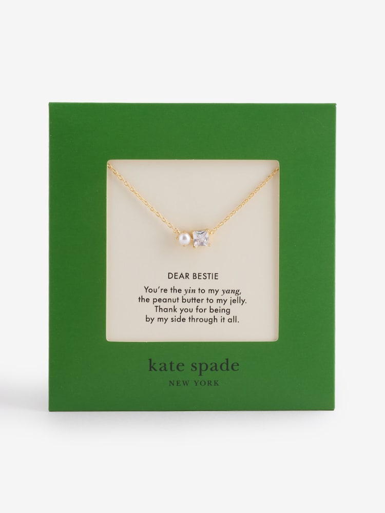 Kate Spade Gold Tone Bestie Pendant - Image 2 of 2