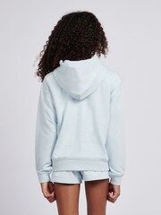 New Balance Blue Small French Terry Logo Hoodie - Image 3 of 8
