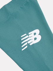 New Balance Purple Stacked Logo T-Shirt and Leggings Set - Image 11 of 11