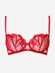 Ann Summers Red Non Pad Balcony Desiring Decadence Balcony Bra - Image 6 of 6