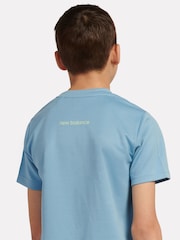 New Balance Blue Athletic T-Shirt - Image 3 of 9
