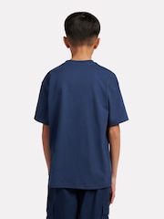 New Balance Blue Authentic Brand Players Graphic T-Shirt - Image 3 of 9