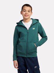 New Balance Blue Fitness Centre Illustrated Full Zip Hoodie - Image 1 of 10