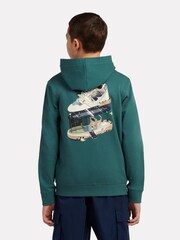 New Balance Blue Fitness Centre Illustrated Full Zip Hoodie - Image 4 of 10