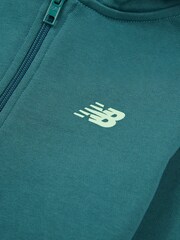 New Balance Blue Fitness Centre Illustrated Full Zip Hoodie - Image 9 of 10