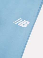 New Balance Blue FT Stacked Logo Crew & Joggers Set - Image 5 of 5