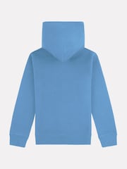 Azul - New Balance French Terry Small Logo Full Zip Hoodie - Imagen 6 de 6