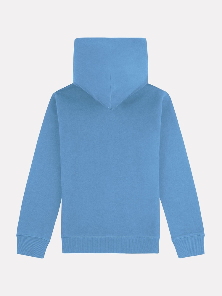 New Balance Blue French Terry Small Logo Full Zip Hoodie - Image 6 of 6 New Balance Blue French Terry Small Logo Full Zip Hoodie - Image 6 of 6
