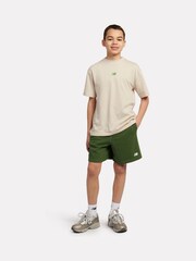 New Balance Green French Terry Small Logo Shorts - Image 5 of 8