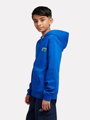 New Balance Blue Athletics Relaxed Premium Full Zip Hoodie - Image 2 of 8