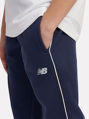 New Balance Blue Double Knit Track Joggers - Image 4 of 10