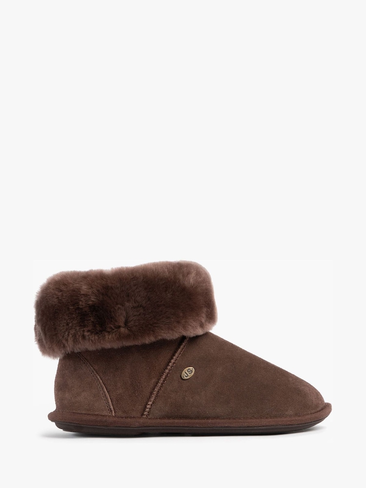 Just Sheepskin Ladies Albery Sheepskin Slipper - Image 2 of 5