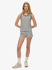 Superdry Blue Athletic Essential Fold Over Short - Image 9 of 13