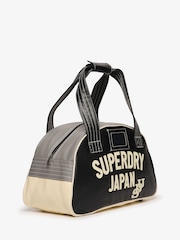 Superdry Black Retro Alumni Bowling Bag - Image 2 of 7