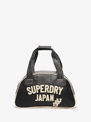 Superdry Black Retro Alumni Bowling Bag - Image 3 of 7