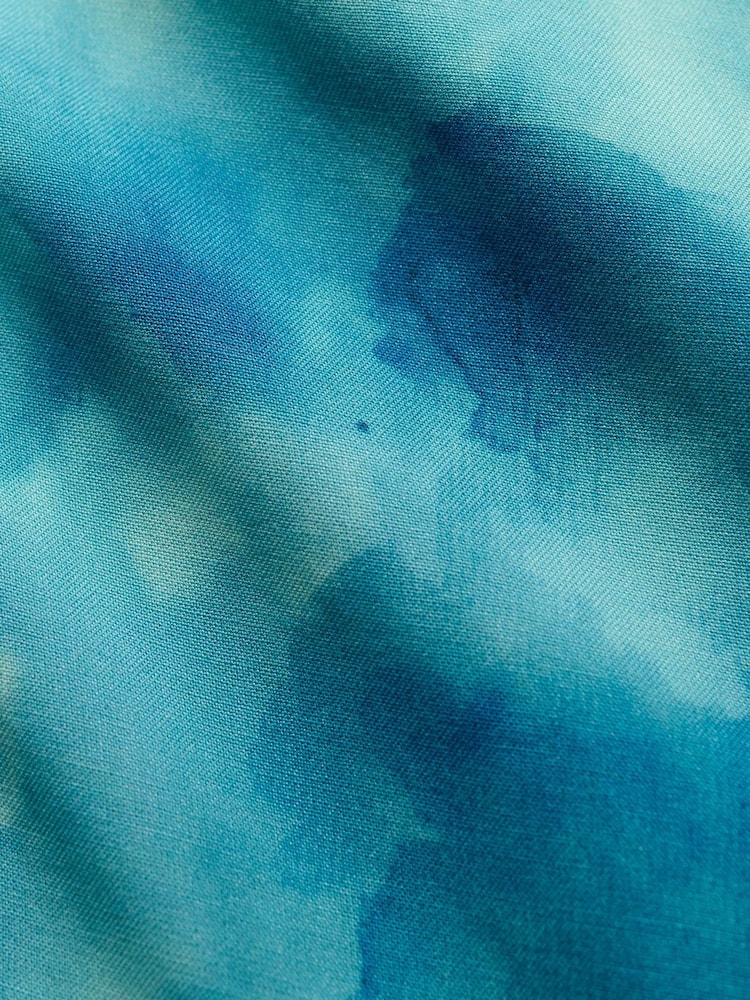 Superdry Blue Printed Maxi Slip Dress - Image 8 of 8