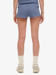 Superdry Blue Athletic Essential Fold Over Shorts - Image 2 of 7