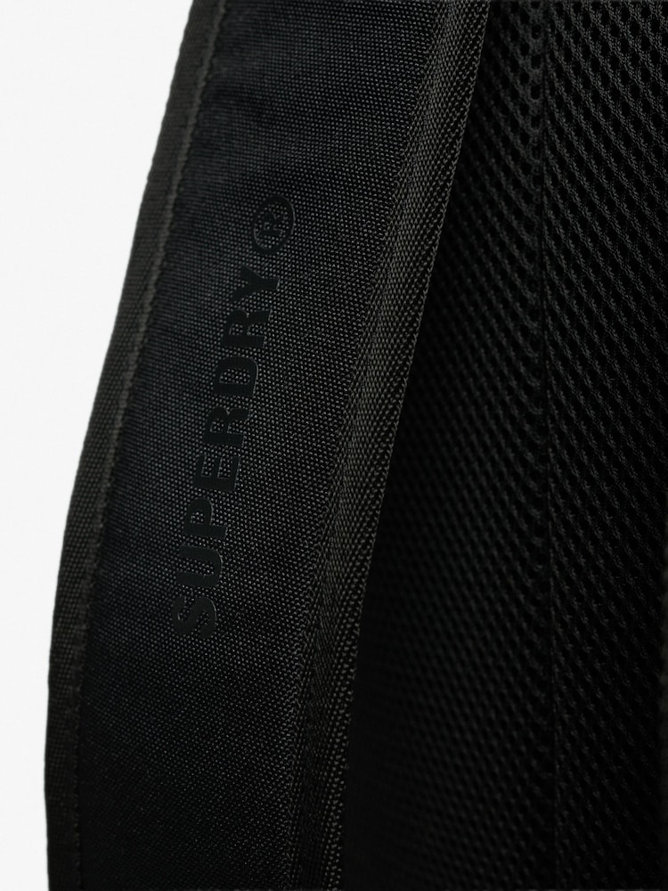 Superdry Black Heritage Backpack - Image 3 of 3 Superdry Black Heritage Backpack - Image 3 of 3