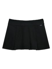Superdry Black Mini Pleated Skorts - Image 1 of 2