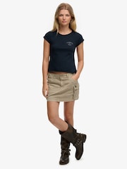 رمادي - تنورة كارجو صغيرة من Superdry - صورة 8 من 12