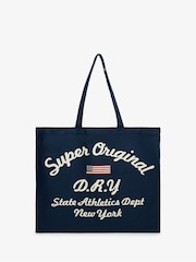 Superdry Blue Tote Bag - Image 2 of 5