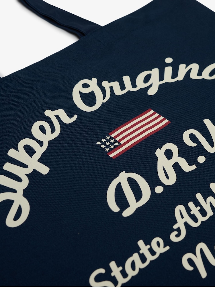 Superdry Blue Tote Bag - Image 5 of 5