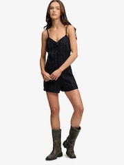 Superdry Blue Lace Cami Playsuit - Image 6 of 8