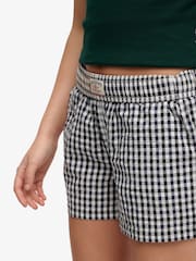 Superdry Blue Cotton Stripe Elastic Shorts - Image 3 of 6