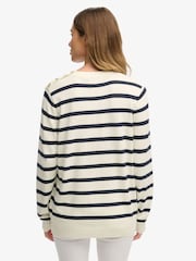 Superdry Cream Lightweight Essential Jumper - Image 2 of 6