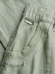 Superdry Green Low Rise Trousers - Image 8 of 8