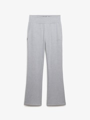 Superdry Grey Essential Logo Low Rise Flare Joggers - Image 1 of 2
