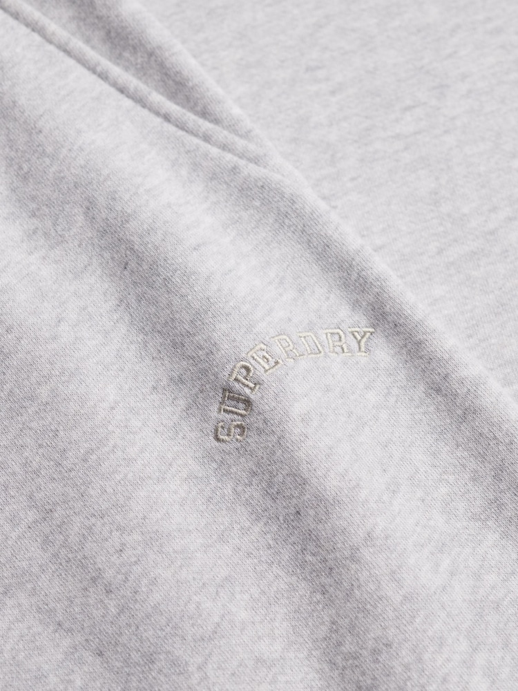 Superdry Grey Essential Logo Low Rise Flare Joggers - Image 2 of 2