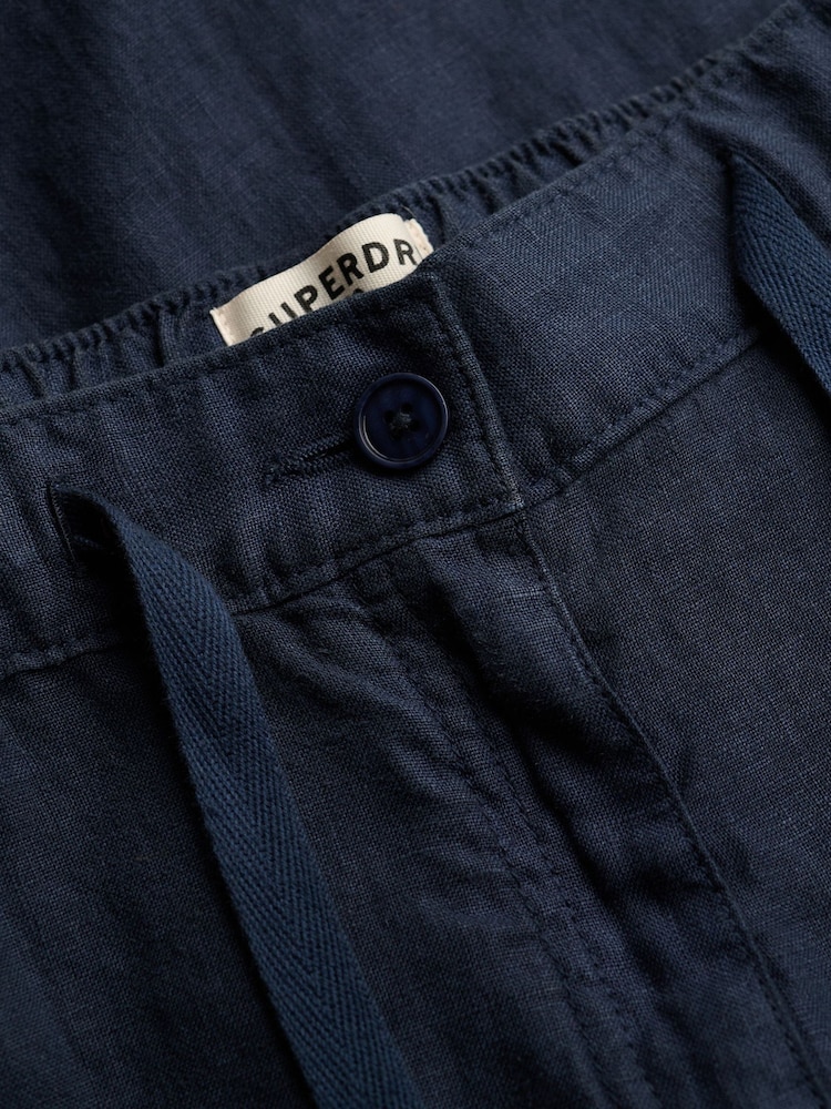 Superdry Blue Low Rise Trousers - Image 7 of 7