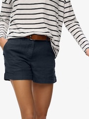 Superdry Blue Mid Rise Shorts - Image 6 of 7