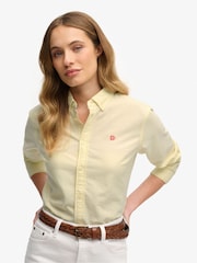 Camisa Superdry Slim Oxford de Manga Comprida com Botões - Imagem 1 de 7