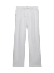 Superdry White Low Rise Trousers - Image 1 of 2