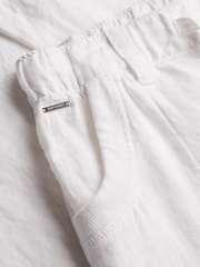 Superdry White Low Rise Trousers - Image 4 of 5