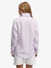 Фіолетовий - Superdry Premium Boyfriend Shirt - Image 2 of 7