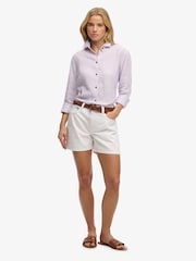 Фіолетовий - Superdry Premium Boyfriend Shirt - Image 3 of 7