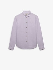 Фіолетовий - Superdry Premium Boyfriend Shirt - Image 6 of 7