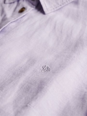 Фіолетовий - Superdry Premium Boyfriend Shirt - Image 7 of 7