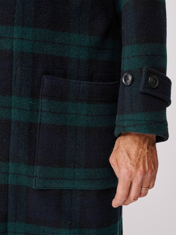 Aubin Holmfirth Black Overcoat - Image 5 of 5