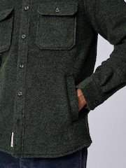Aubin Green Kendale Wool Overshirt - Image 5 of 8