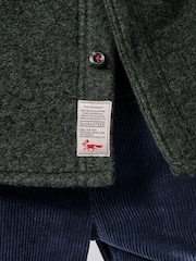 Aubin Green Kendale Wool Overshirt - Image 7 of 8
